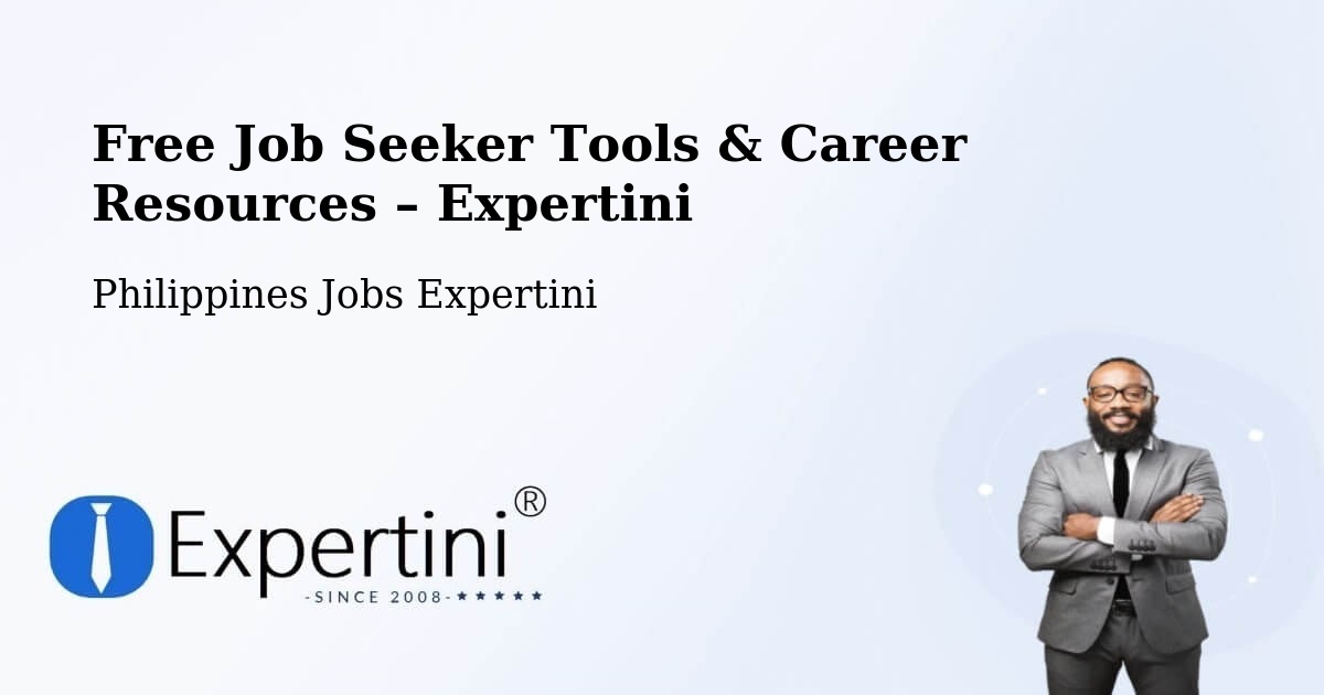 Free Job Seeker Tools & Career Resources – Taguisa - Taguisa, Philippines Jobs Expertini