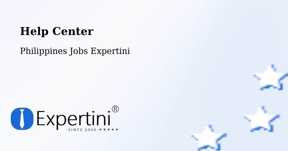 Help Center – Taguisa - Philippines Jobs Expertini