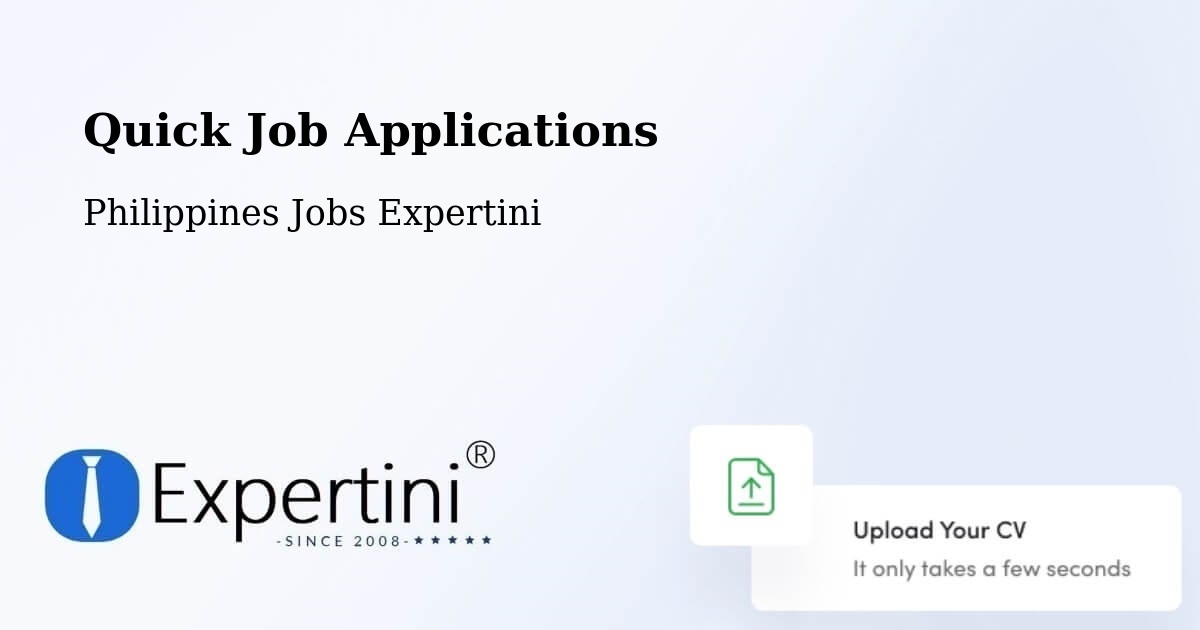Quick Apply Feature – Taguisa - Philippines Jobs Expertini